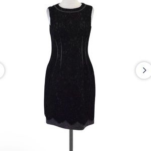 Designer Elie Tahari Black Sleeveless Dress in Size 6